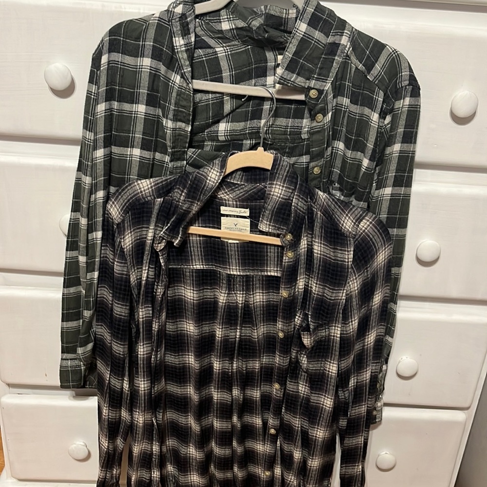 American Eagle flannel bundle